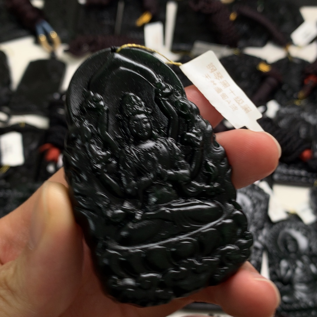 小***、天然a货钢琴黑挂件