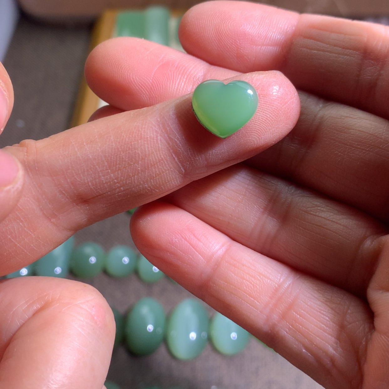 【闪购商品】未镶嵌和田玉珠宝半成品