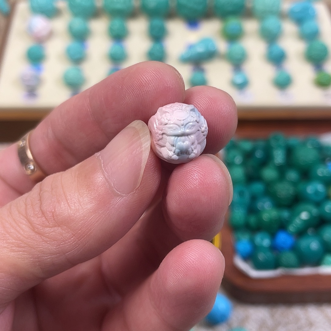 手工雕刻配饰配珠尺寸12