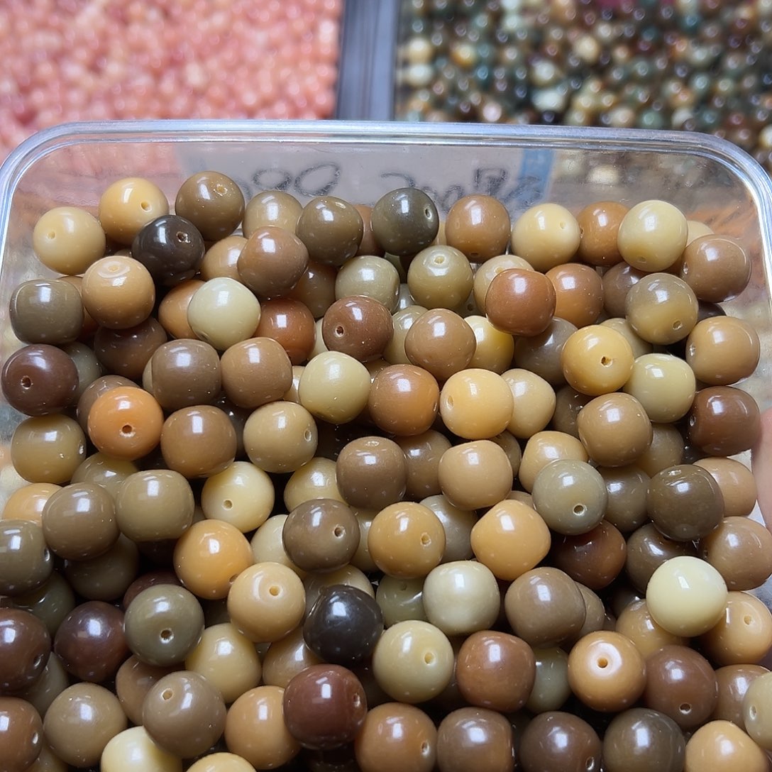 菩提根/象牙果吊坠卡14爷爷的茶桶珠40颗