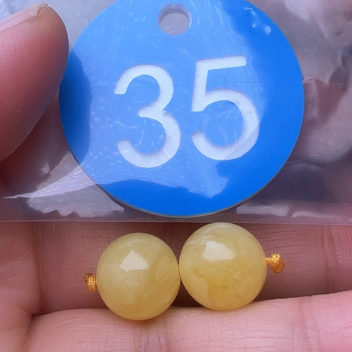 蜜蜡裸石未镶嵌11.6m m