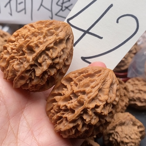 桃核吊坠44招财鼠核桃