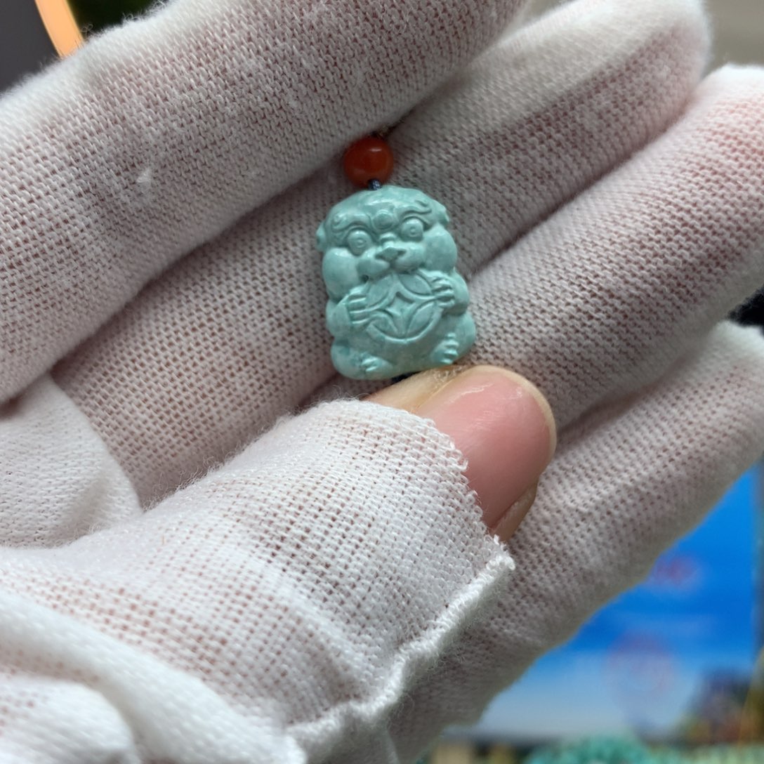 绿松石挂件未镶嵌