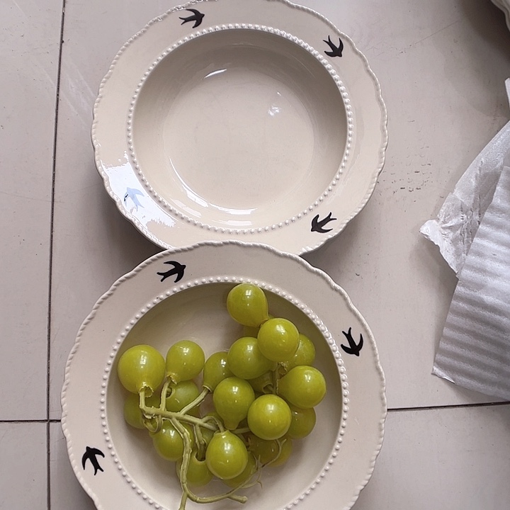 瓷片瑕疵特价陶瓷深盘