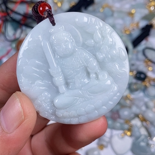 翡翠未镶嵌颈饰天然翡翠