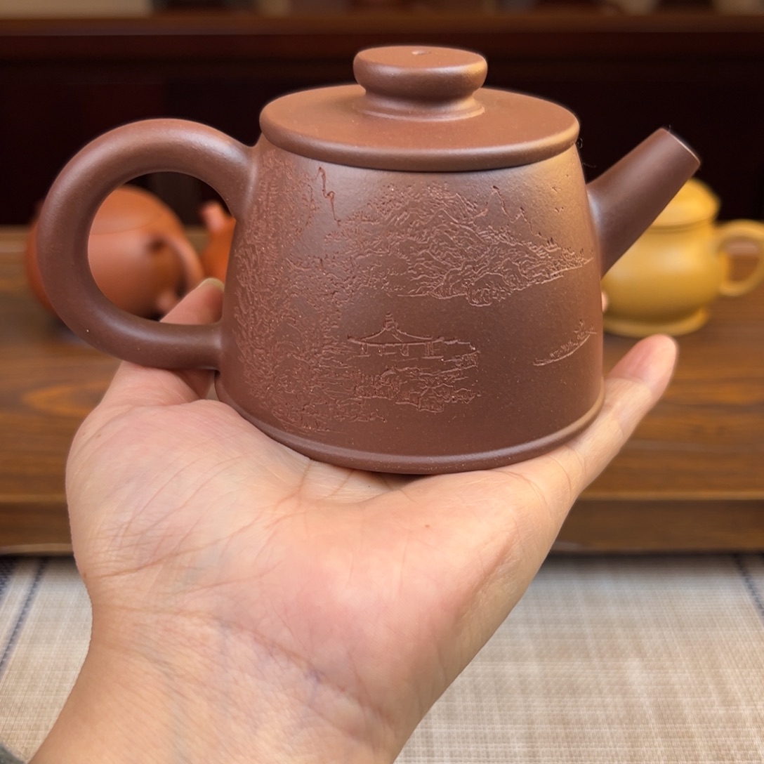 好***着紫砂茶壶底槽清设计款汉瓦罗本勇全手200cc