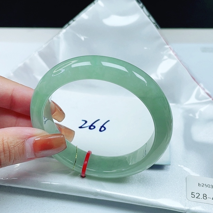 未镶嵌手镯翡翠 正圈52+