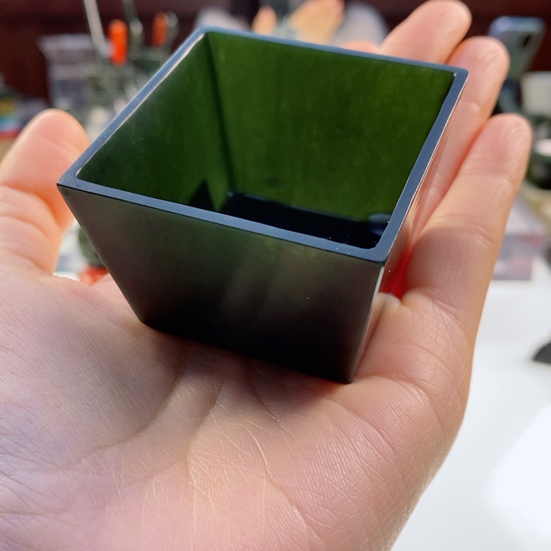 和田玉（青玉）摆件未镶嵌小*小