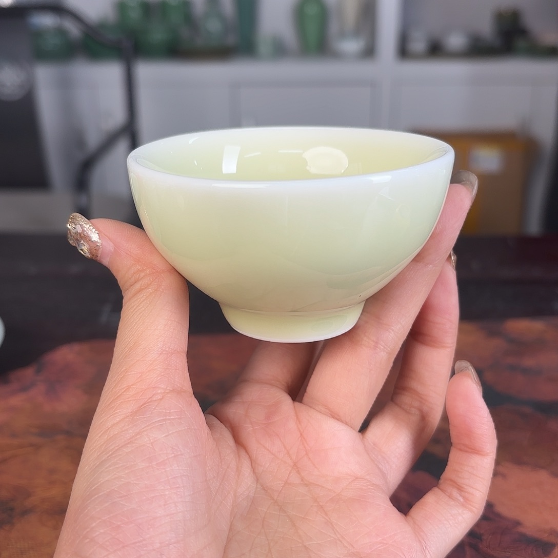 龙泉云间青瓷小米茶器