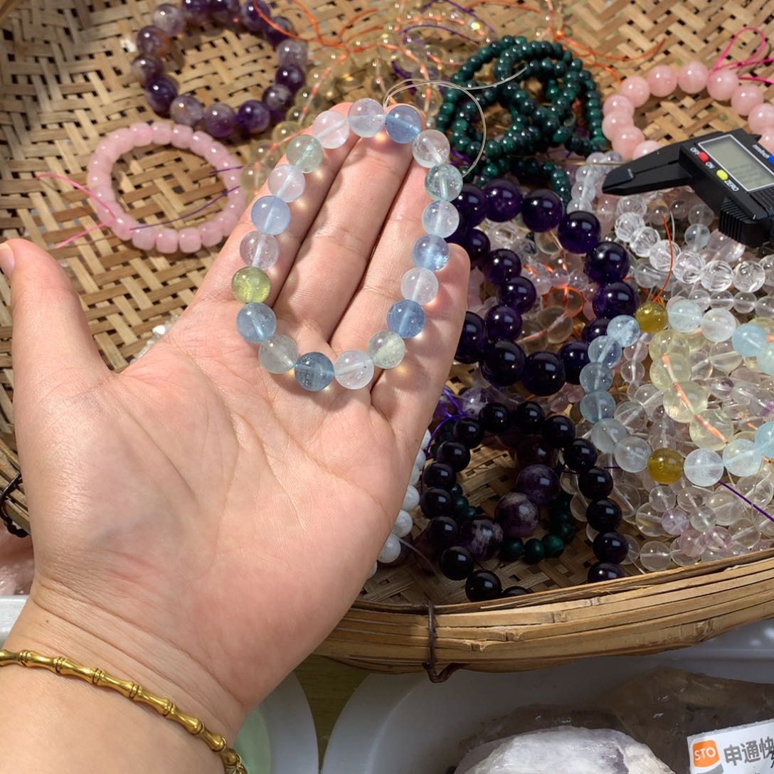 水晶珠宝半成品未镶嵌秋**语天然