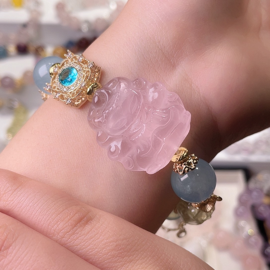 水晶手链合金✨****猫尺寸