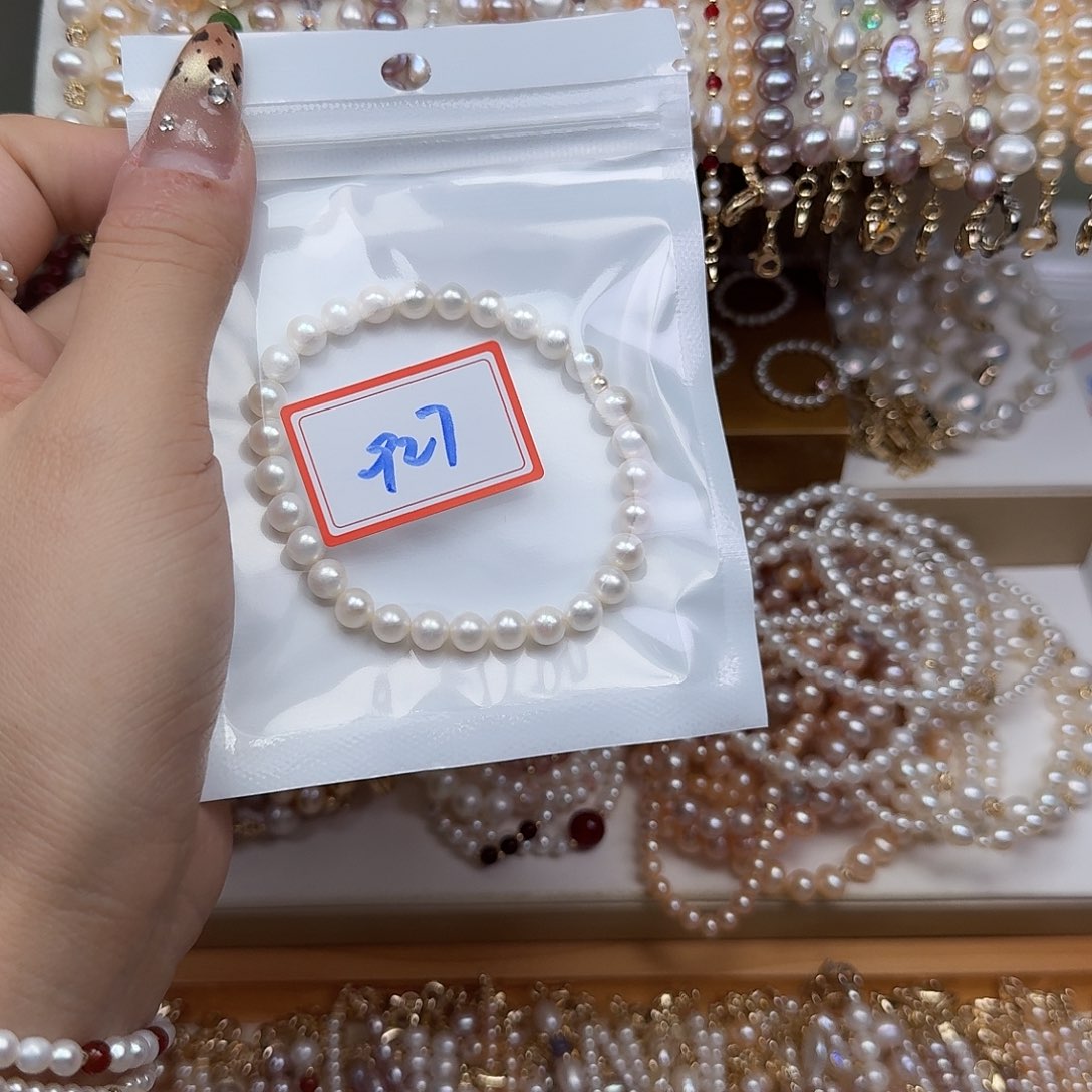 *****淡水珍珠手绳钛钢