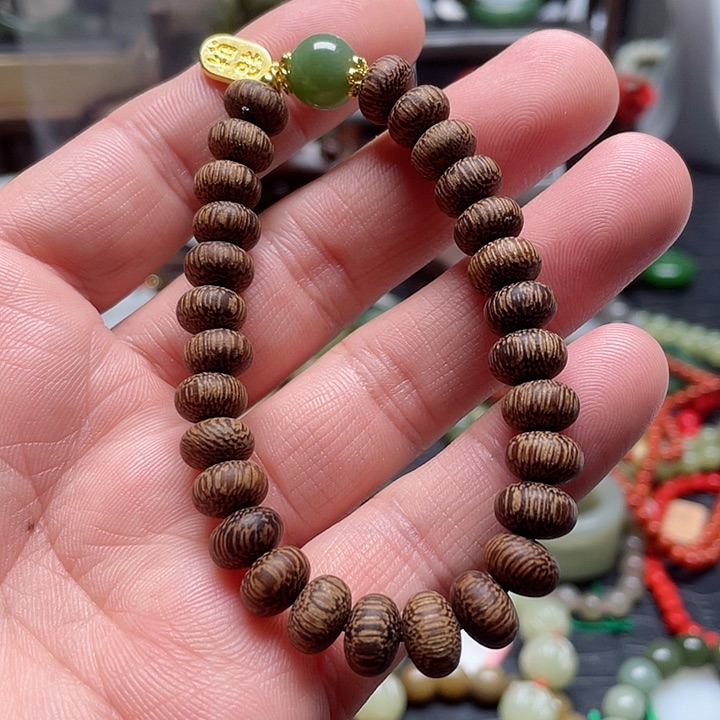 和田玉手串未镶嵌