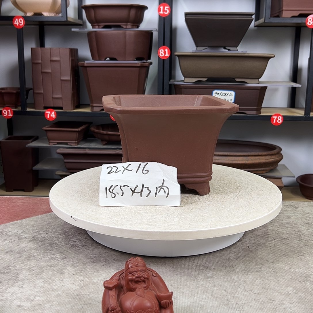 紫砂花盆内口19，内深13，福利价