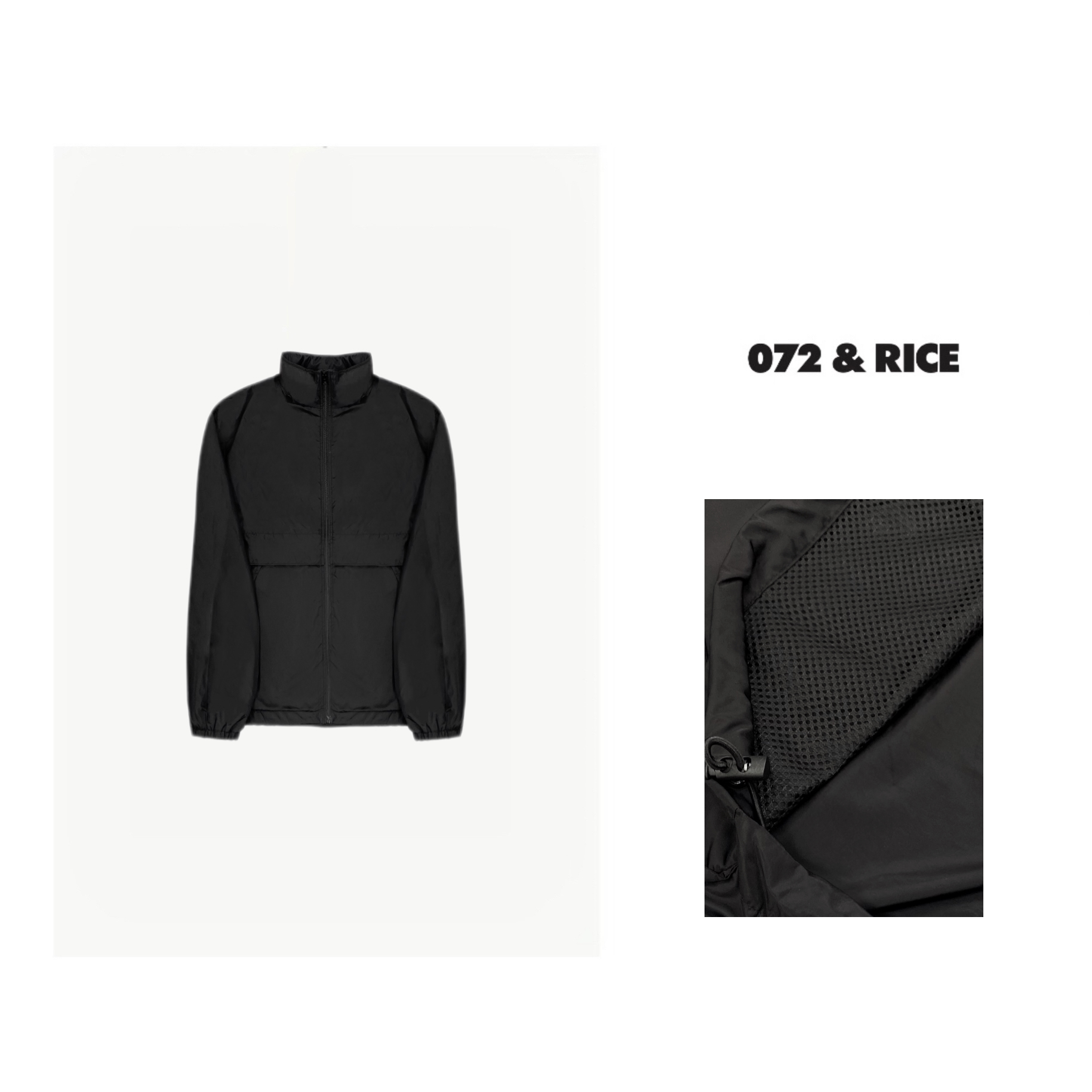 072 & RICE【使徒行者】春季休闲连帽拉链长袖外套 QB010