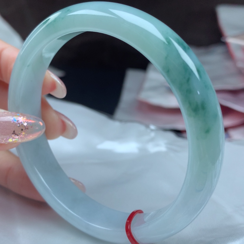 【闪购商品】翡翠手镯未镶嵌23144，62/63圈