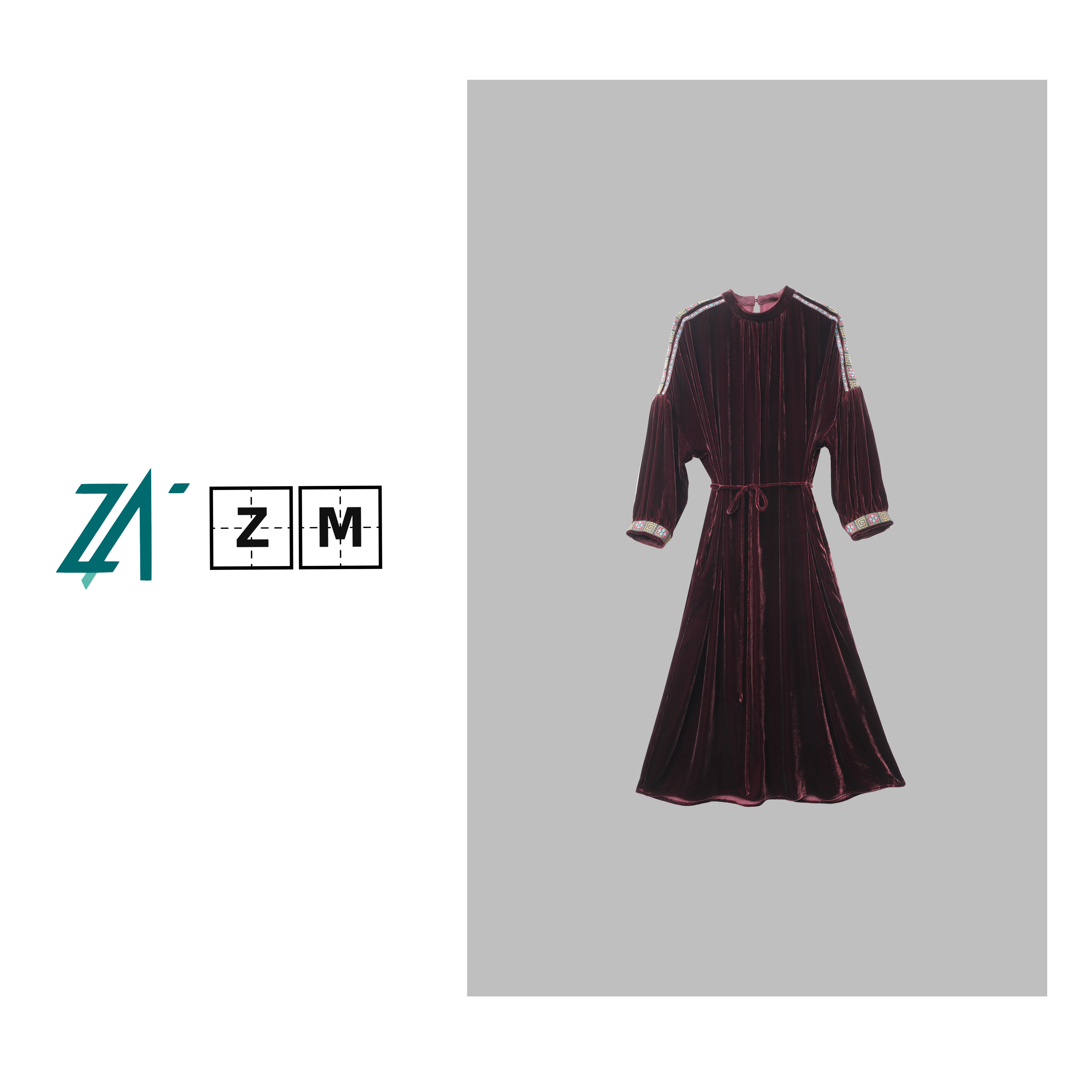 100%桑蚕丝气质显白真丝丝绒宫廷风连衣裙女 J20B50817