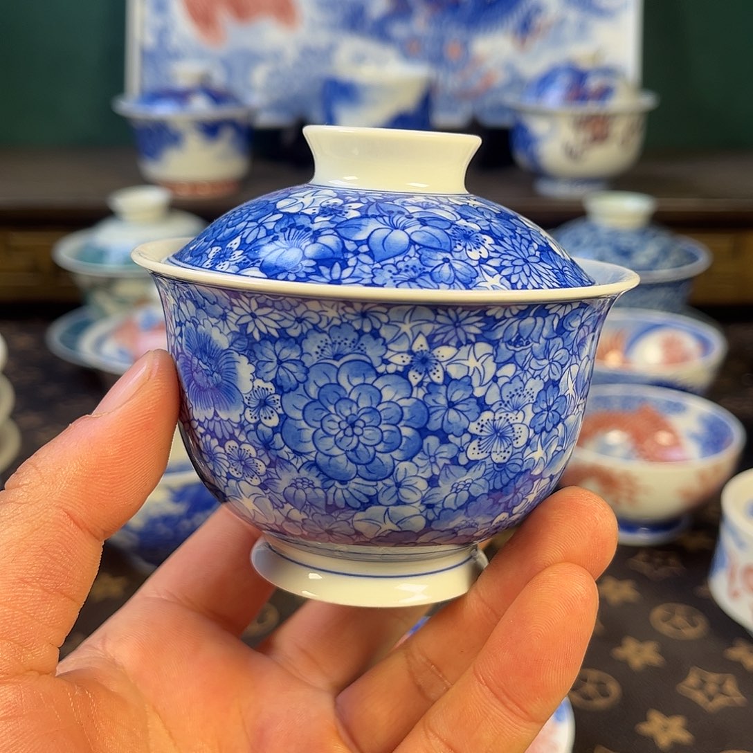 瓷片景德镇手工手绘