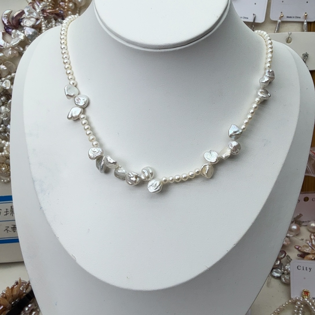 淡水珍珠未镶嵌颈饰