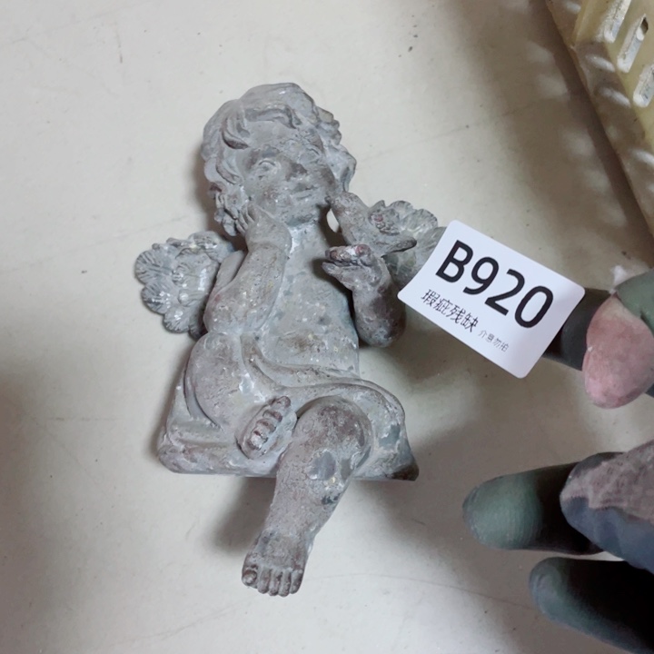 摆件蓓*孤品老货微瑕瓷