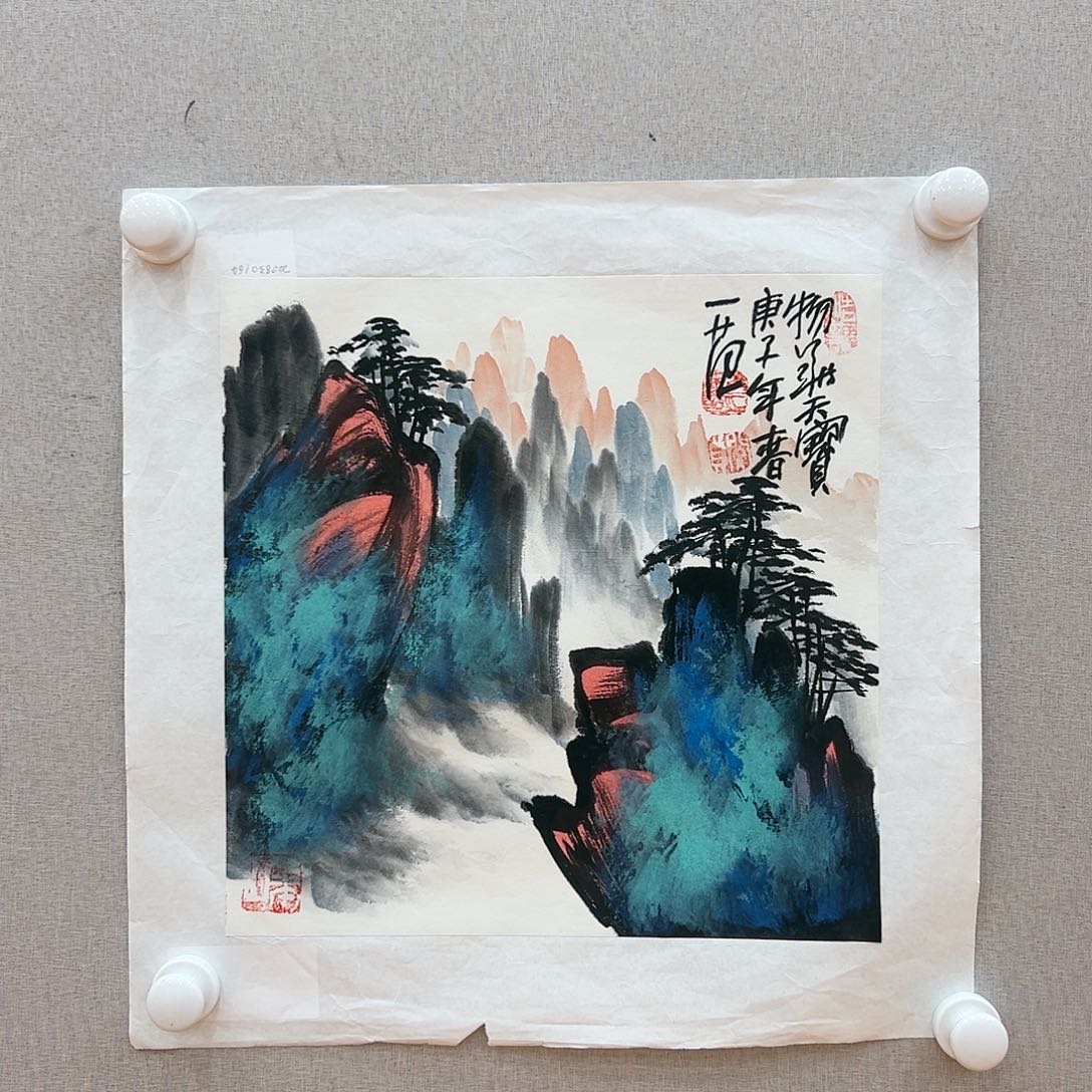 国画姜国华展览原作