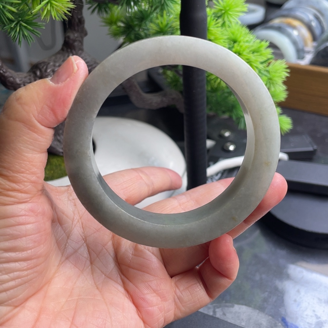定制翡翠未镶嵌纯天然翡翠手镯定制59到62能戴