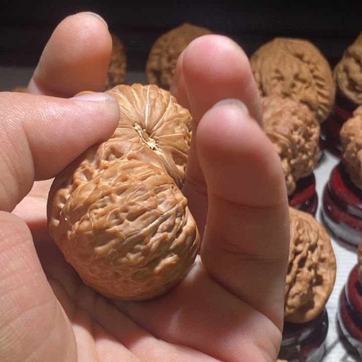 9***张文玩核桃把件40铁锤