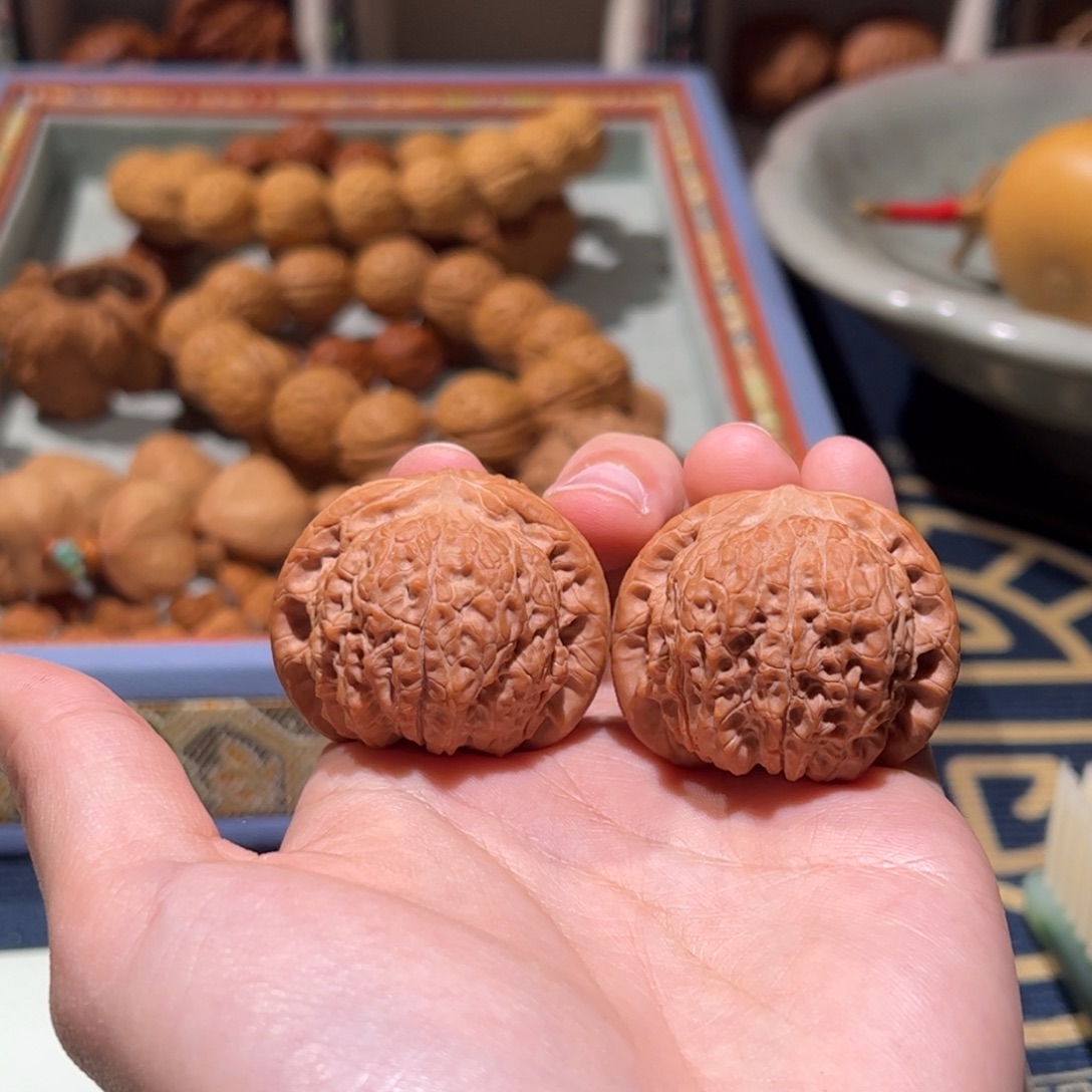 天***天把件桃核38全品血麒麟