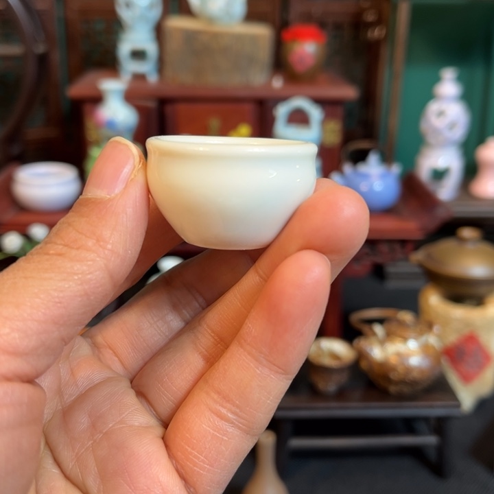 摆件微陶老王迷你花瓶