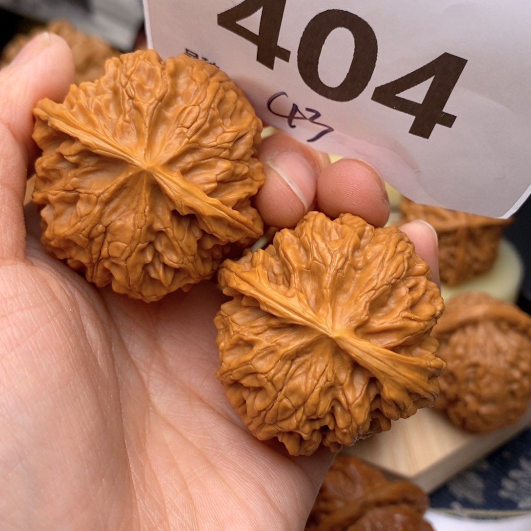 文玩核桃把件404号43苹果