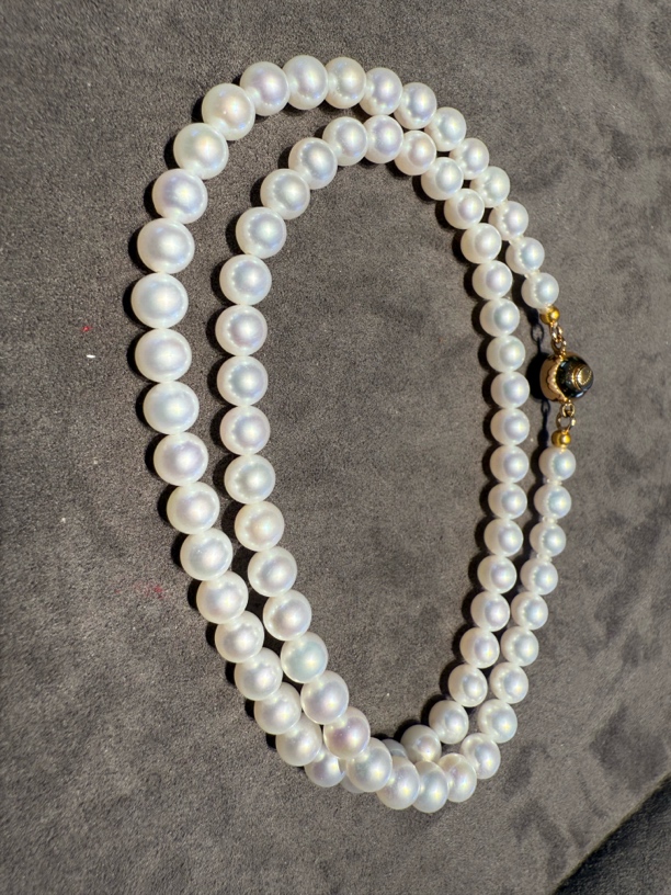 珍珠项链5mm-6mm