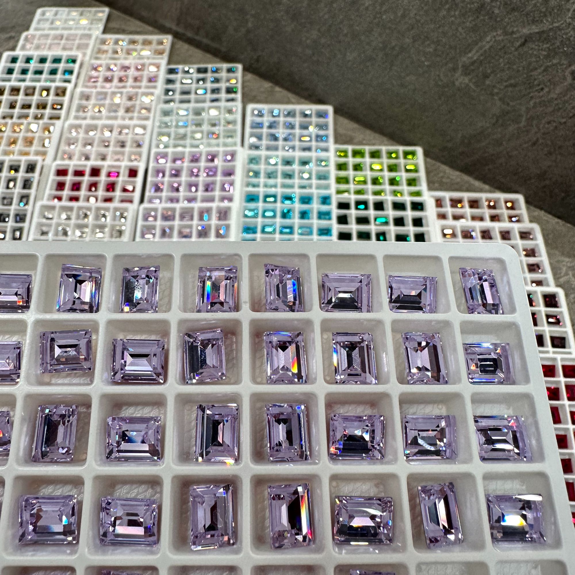 戴菲家正品东洲8mm*10mm中冰糖系列长方形美甲钻饰品