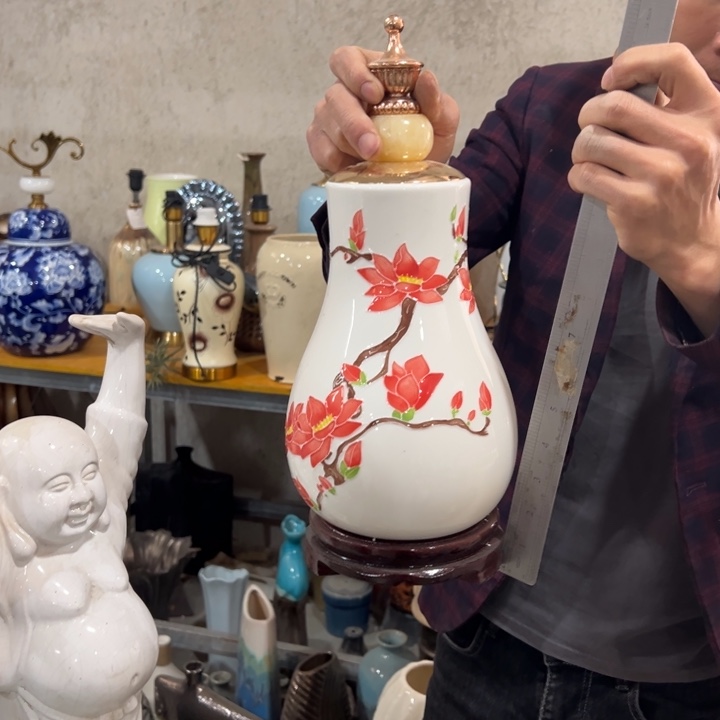 瓶高度38厘米宽度16厘米微瑕捡漏