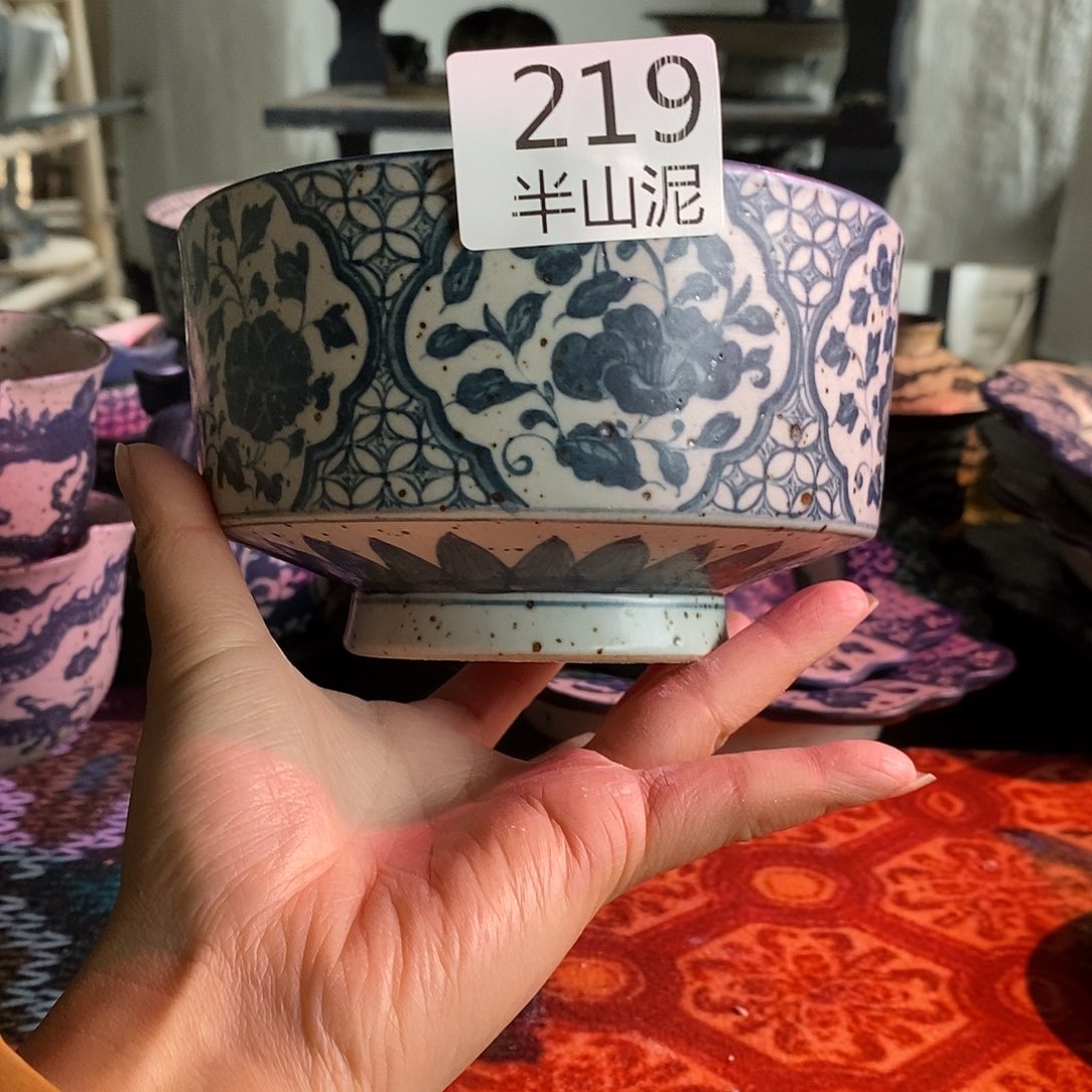 陶手工手绘青花高温陶瓷