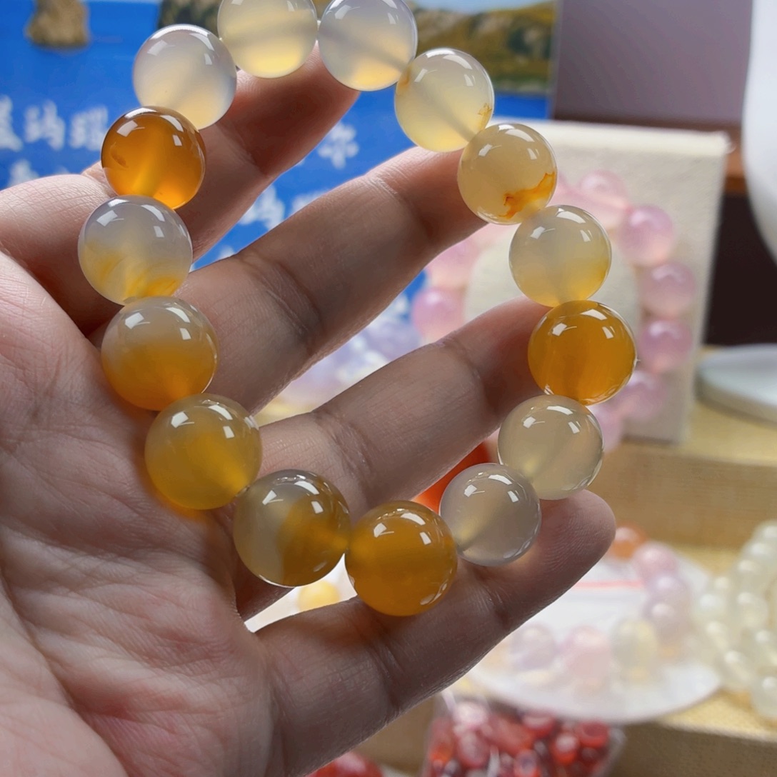 ****心玛瑙/玉髓合金手链