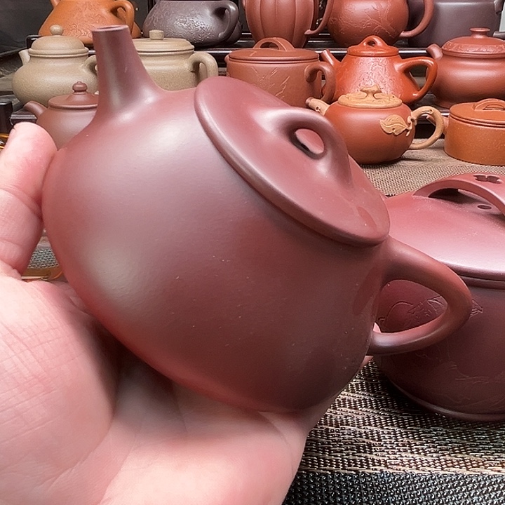 原***叶茶壶紫砂原矿紫砂