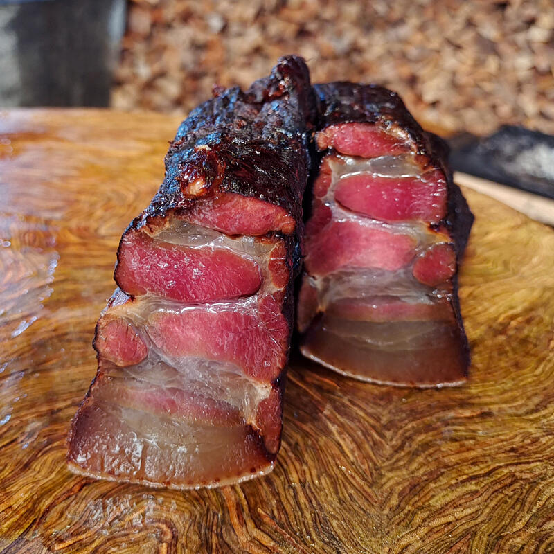 贵州特产农家烟熏五花腊肉烟熏腊肉肥而不腻瘦而不柴肉质紧实