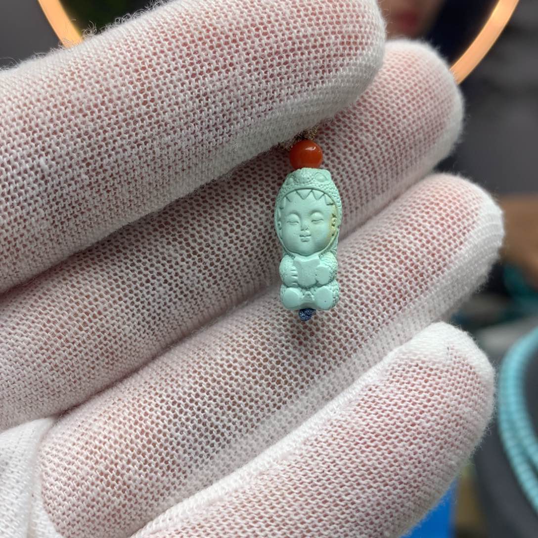 绿松石挂件未镶嵌