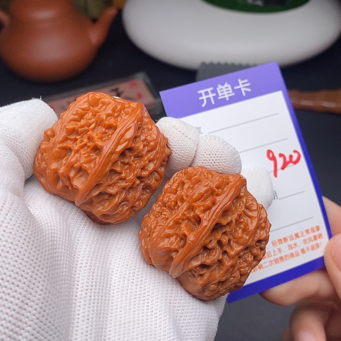 文玩核桃把件35将军920