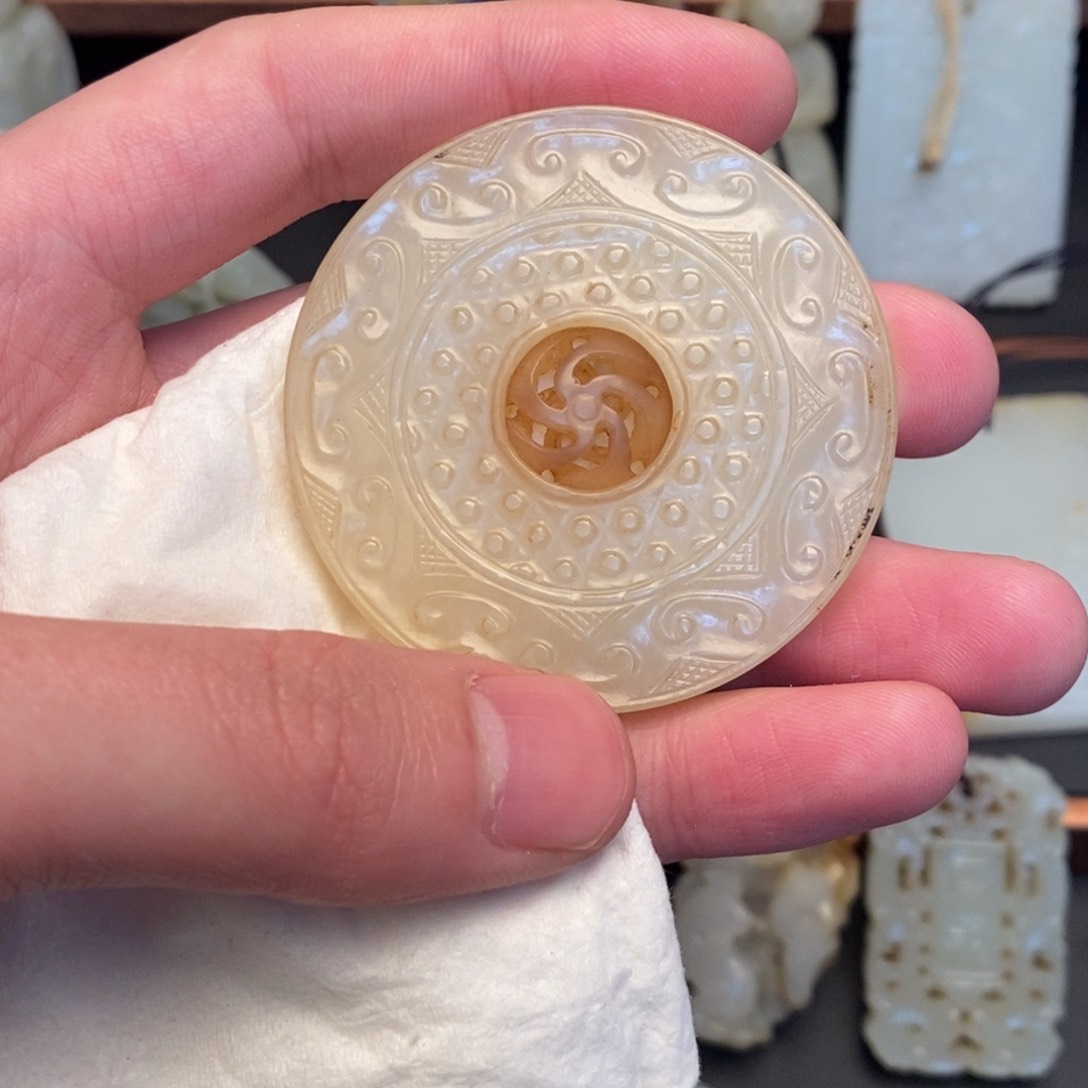 和田玉挂件未镶嵌子*