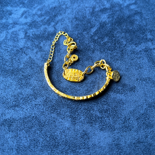 手链 S0020招财纳福手链镀K金