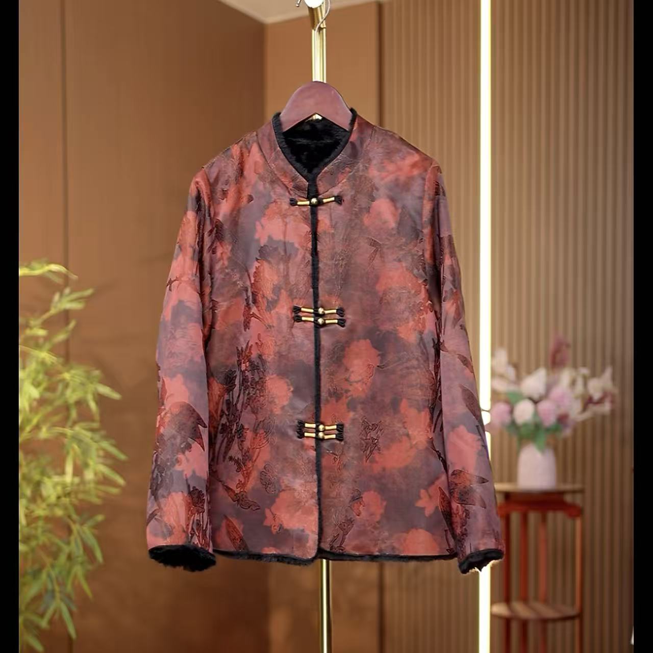 25枕月-国风秋冬季加厚新款长袖外套0841