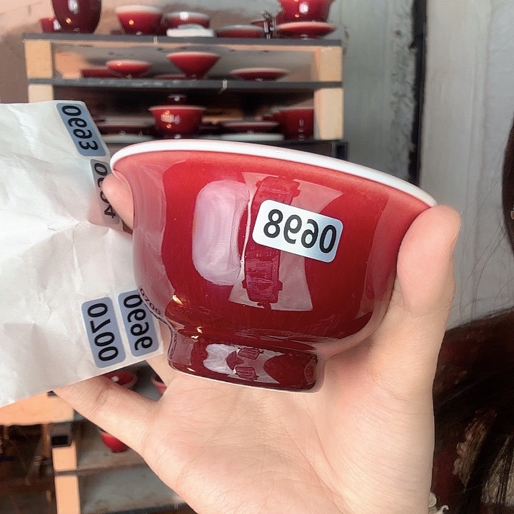 瓷片景德镇郎红陶瓷