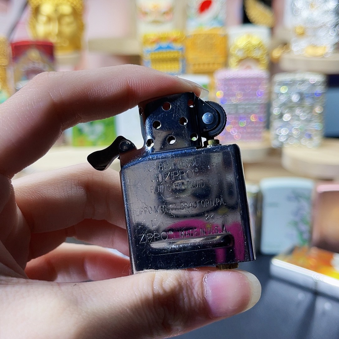 钢zippo 白钢内胆