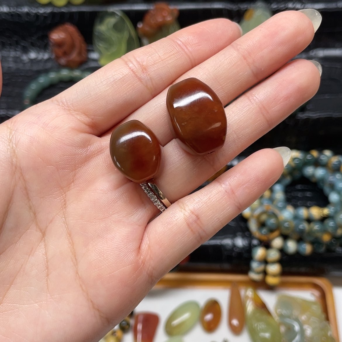 【闪购商品】未镶嵌蛇纹石玉颈饰