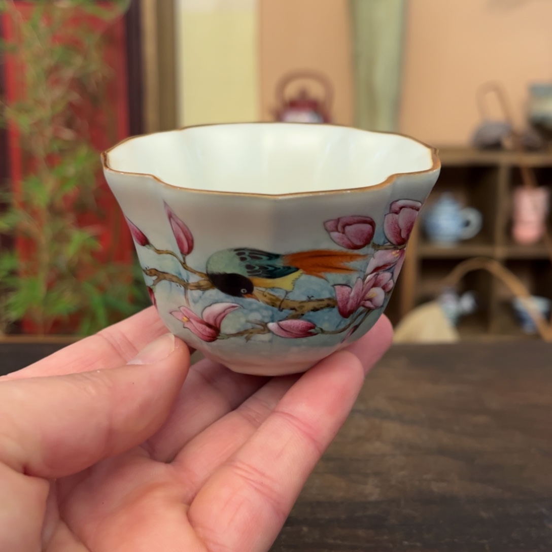 杯景德镇纯手工手绘陶瓷