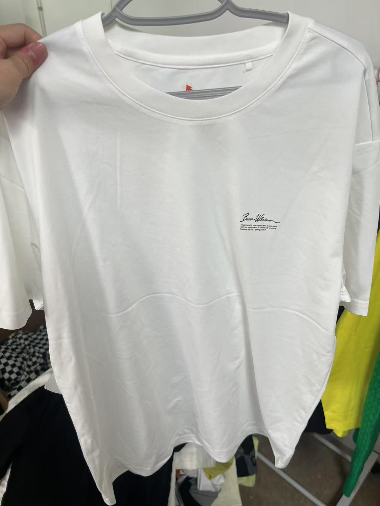 N某C白色简约短袖短袖