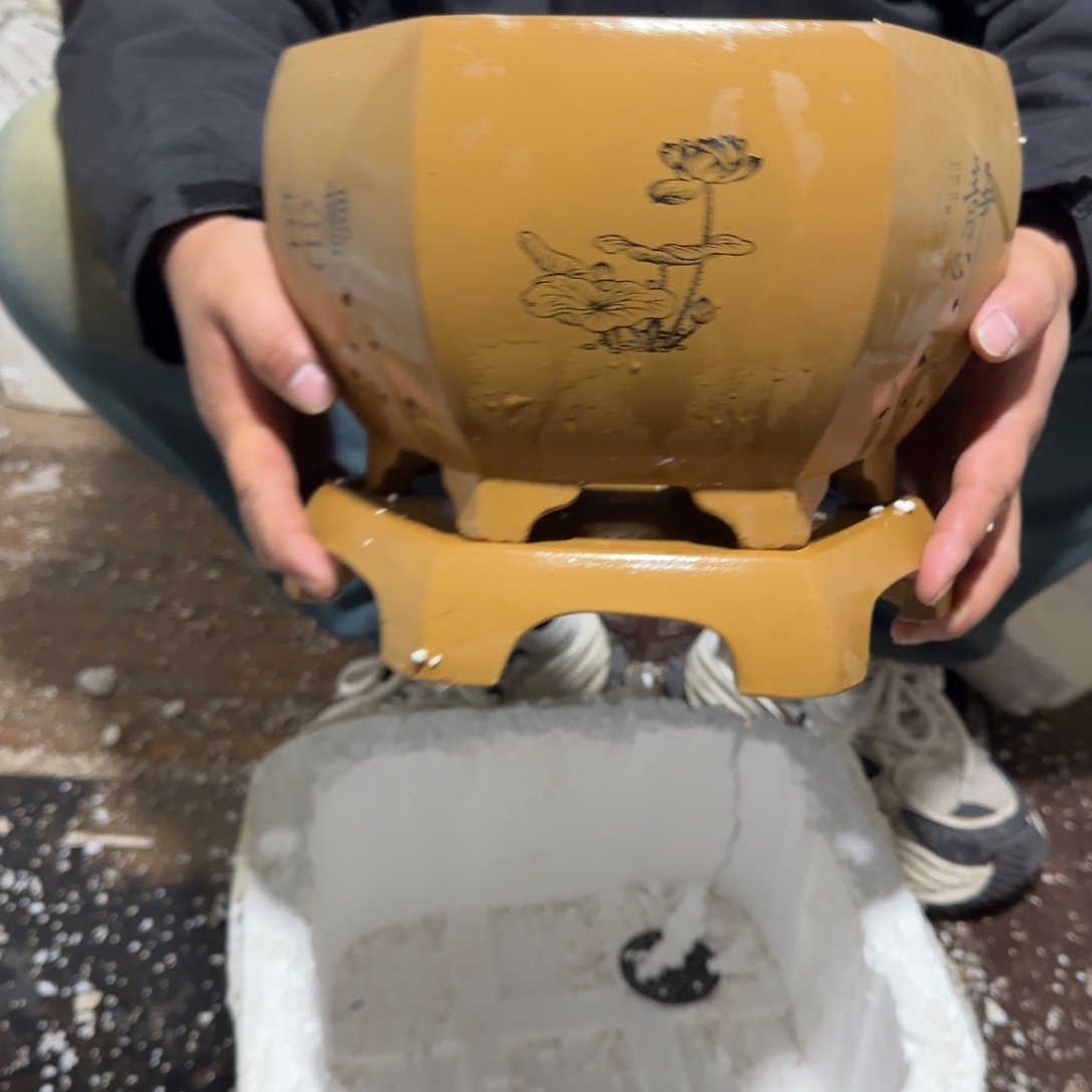 花盆紫砂口径25.20口径