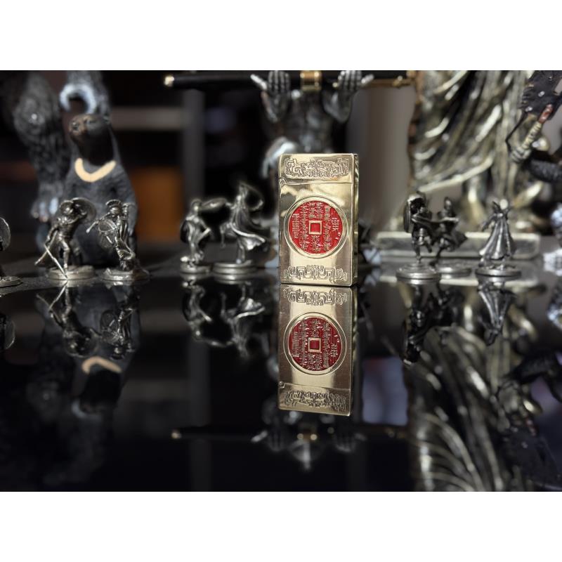 原铜ZL8山鬼花钱（金红）煤油机（不赠送煤油）