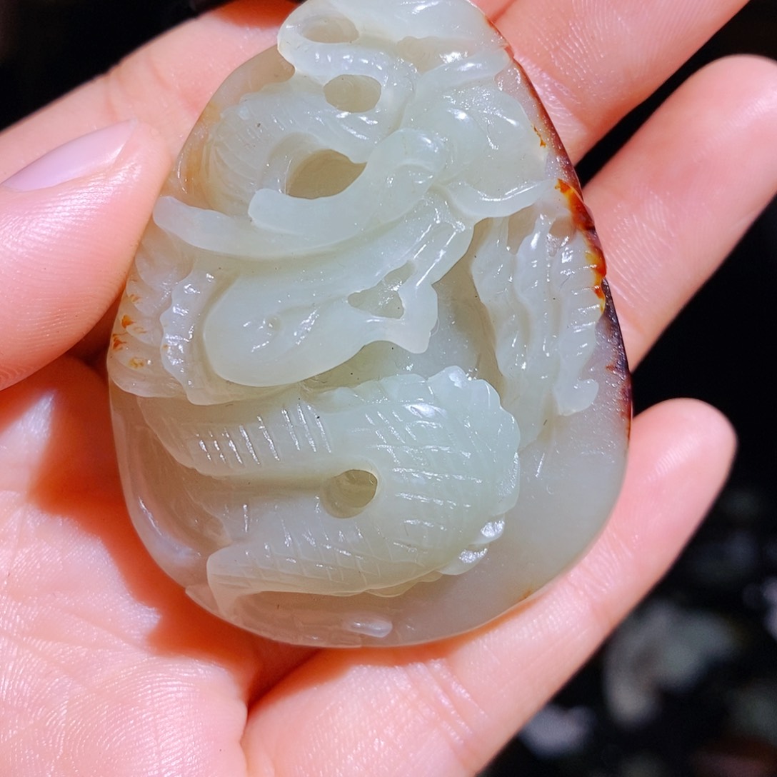 和田玉颈饰未镶嵌